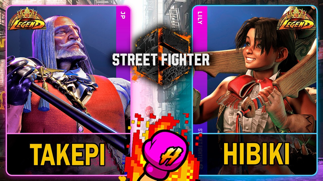 SF6 Takepi (JP) VS Hibiki (LILY)🥊Street Fighter 6🥊スト6🥊4K 60ᶠᵖˢ