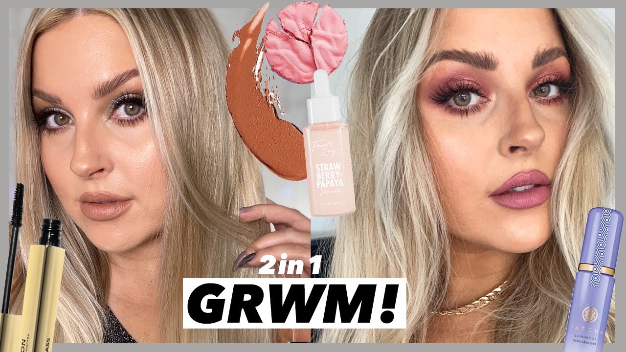 how I did my makeup IRL... ✨ 2 in 1 grwm! 😊