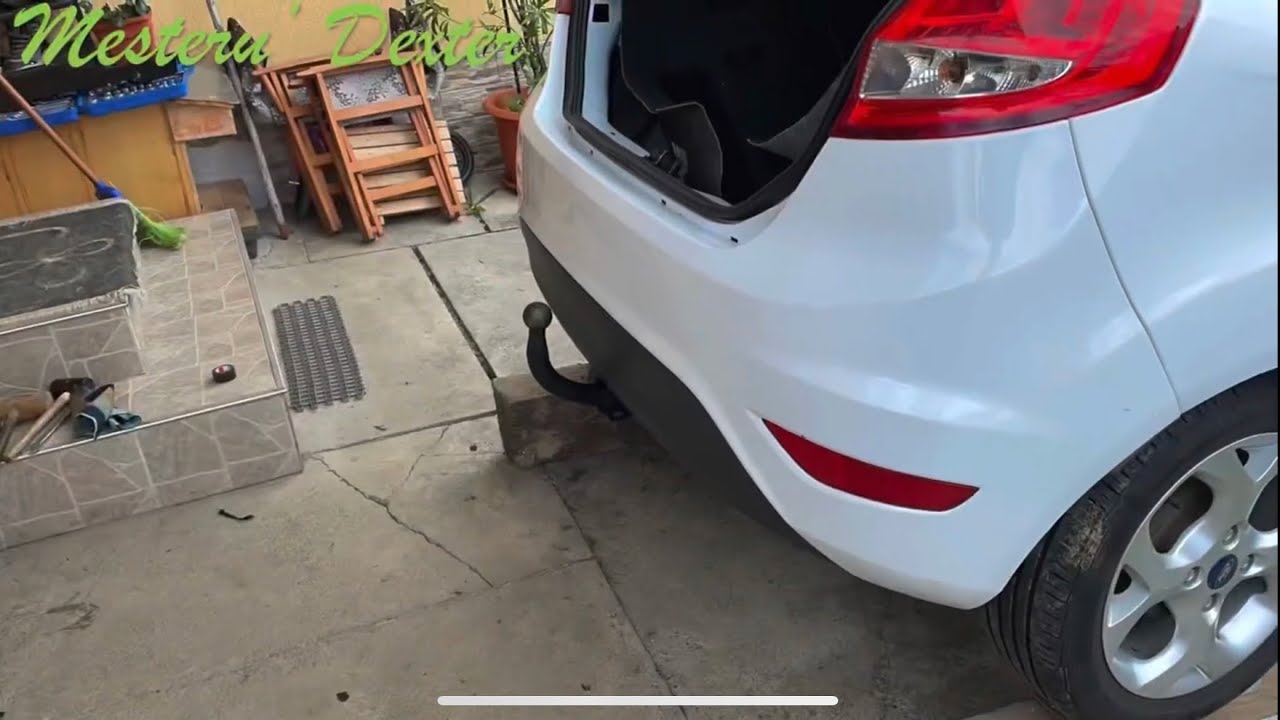 Montaj carlig de remorcare Ford Fiesta (partea mecanica)