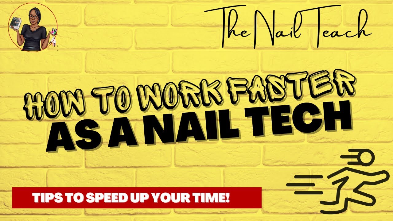 HOW TO WORK FASTER AS A NAIL TECH | Tips To Speed Up Your Time | The Nail Teach | KeishaNails