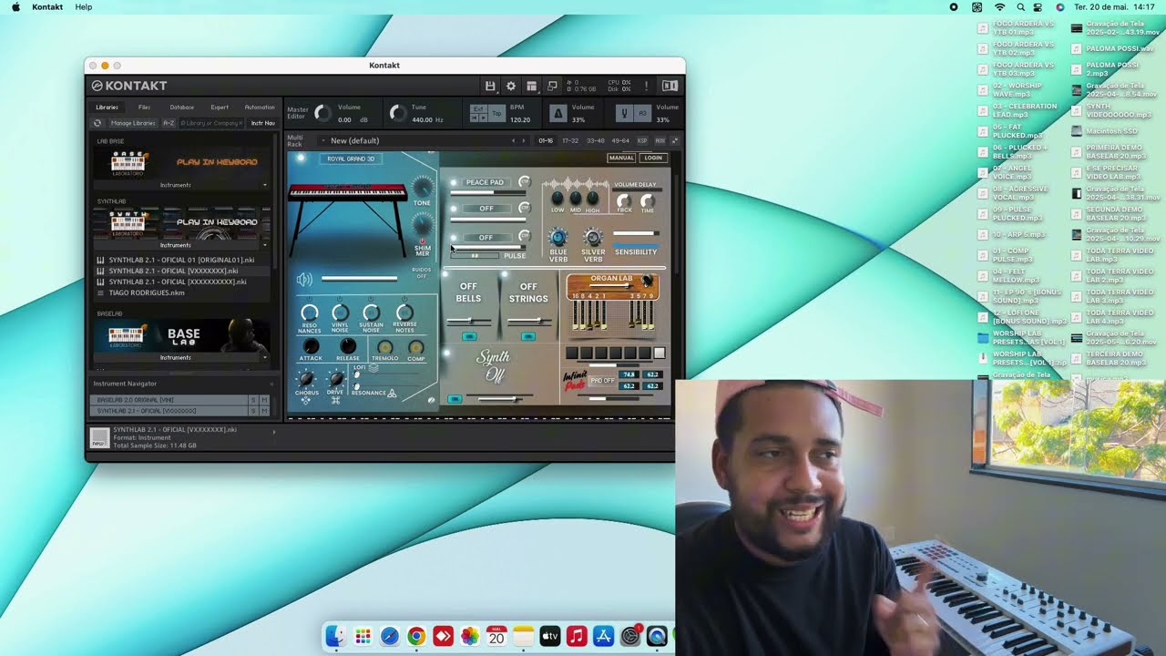 Como programar meu Teclado ARTURIA pra tocar com Kontakt usando BaseLab e a SynthLab [Abri o Jogo]