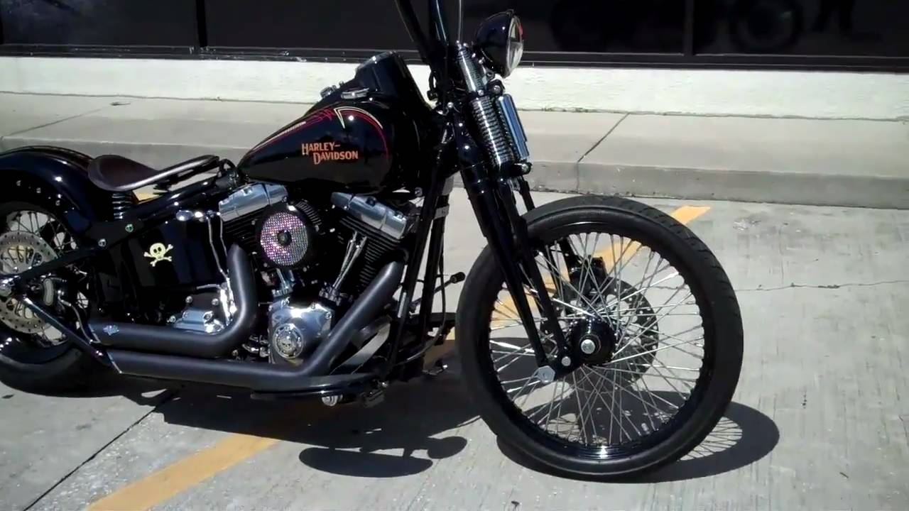 2010 CUSTOM FLSTSB CROSS BONES HARLEY-DAVIDSON TAMPA ORLANDO FT LAUDERDALE