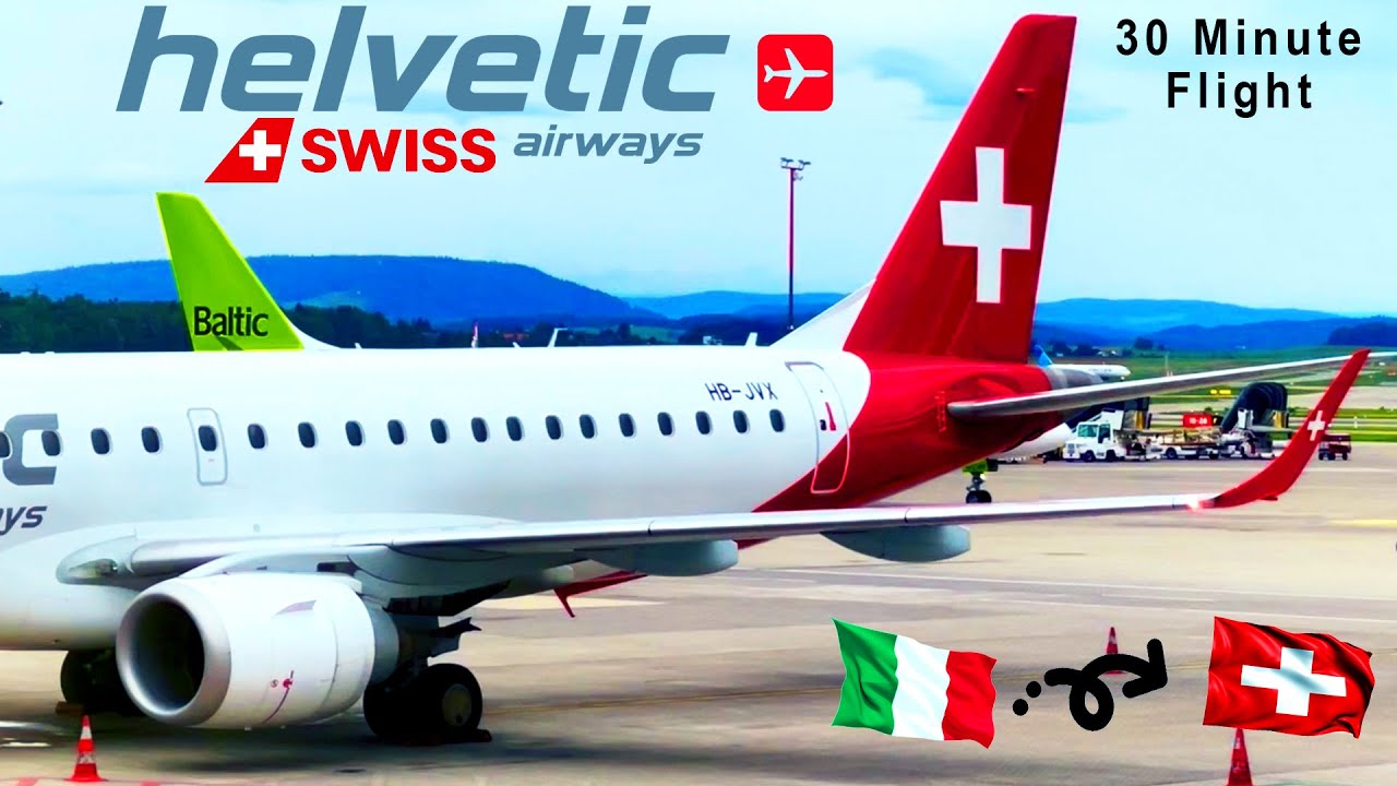 TRIP REPORT: Helvetic Airways (SWISS) | Embraer E190 | Milan - Zurich | Economy