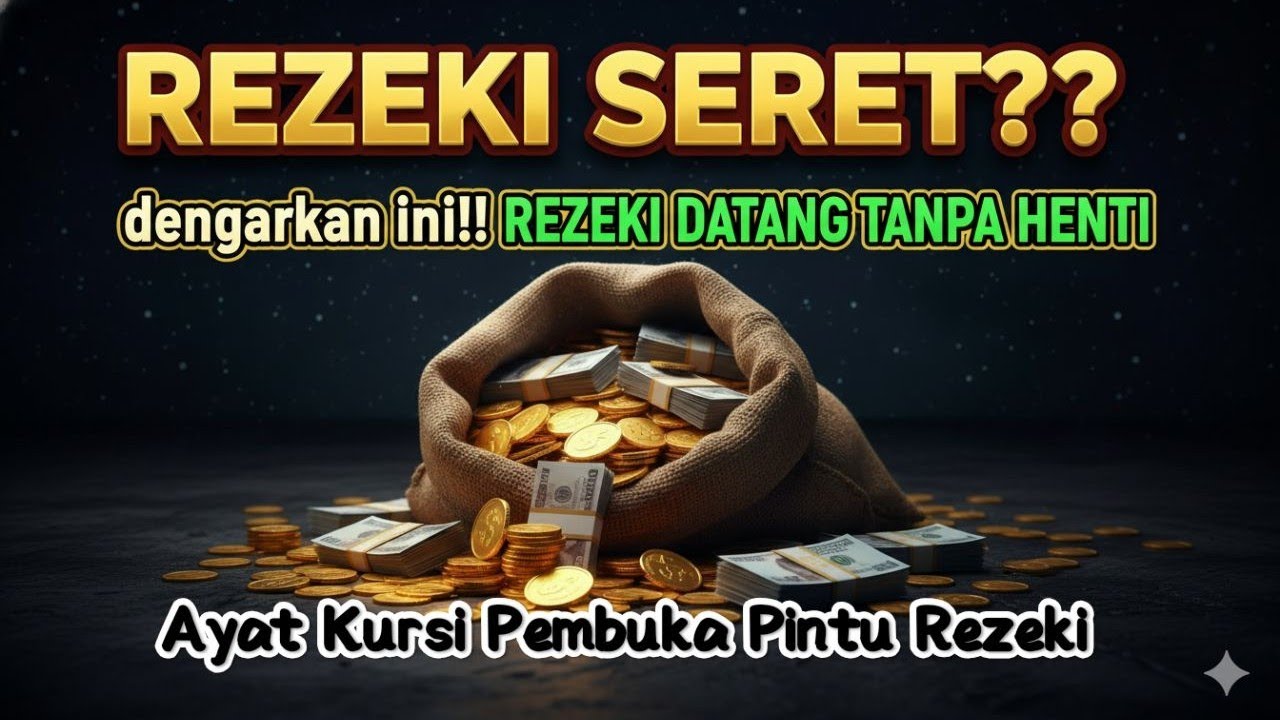 Dengarkan sekarang‼️Ayat Kursi Penarik Rezeki Tanpa Gangguan