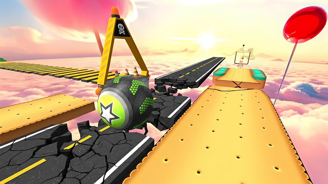 Going Balls fast rolling 3D ASMR android ios walkthrough gameplay 