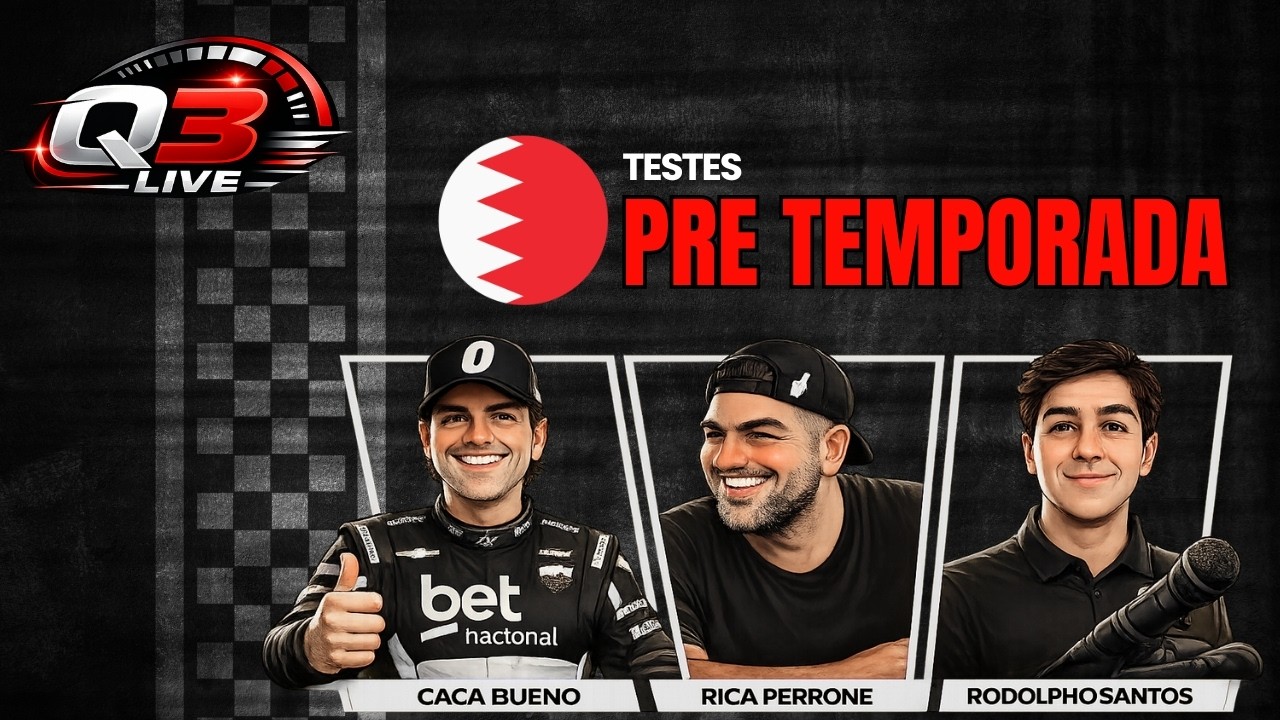 Live da F-1: Hora final dos testes no Bahrein