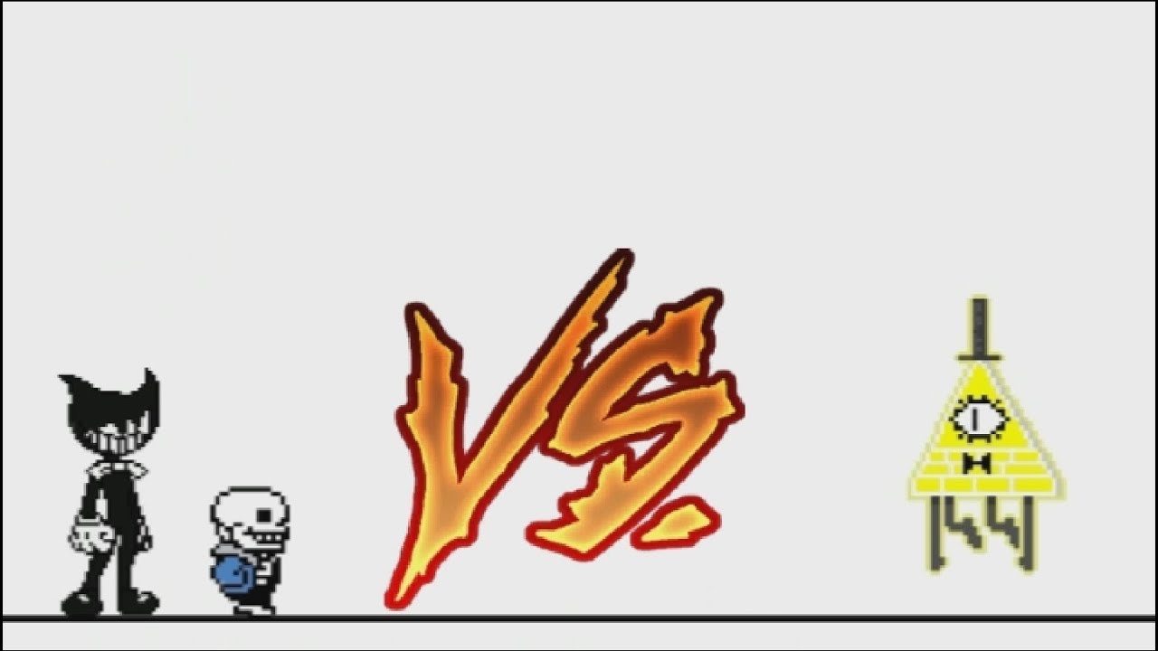 Sans y Bendy vs Bill cipher
