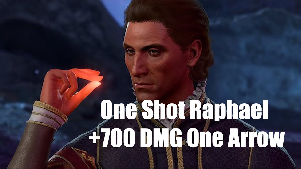 BG3 : HONOR MODE RAPHAEL SINGLE ARROW ONE SHOT +700 dmg (Don't try at home)