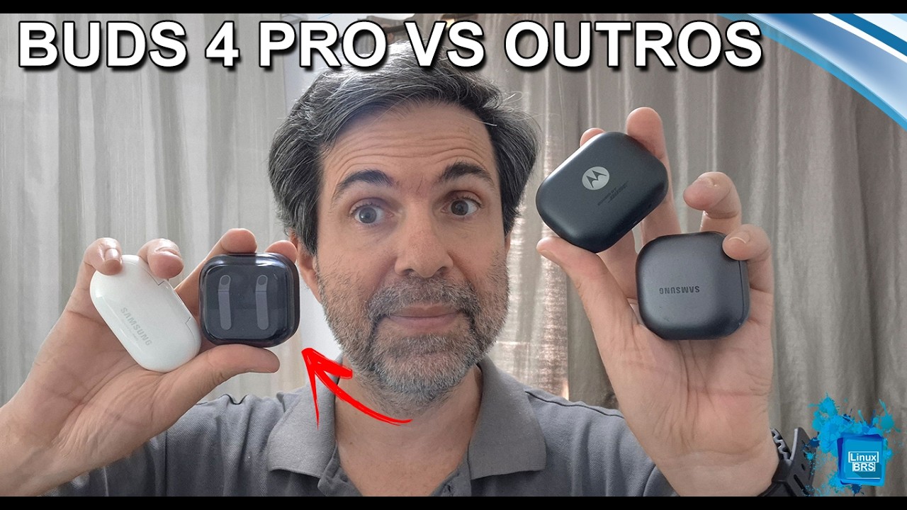 SAMSUNG GALAXY BUDS4 PRO VS SAMSUNG BUDS+ VS MOTOROLA BUDS+ VS SAMSUNG BUDS2 - VALE O INVESTIMENTO?