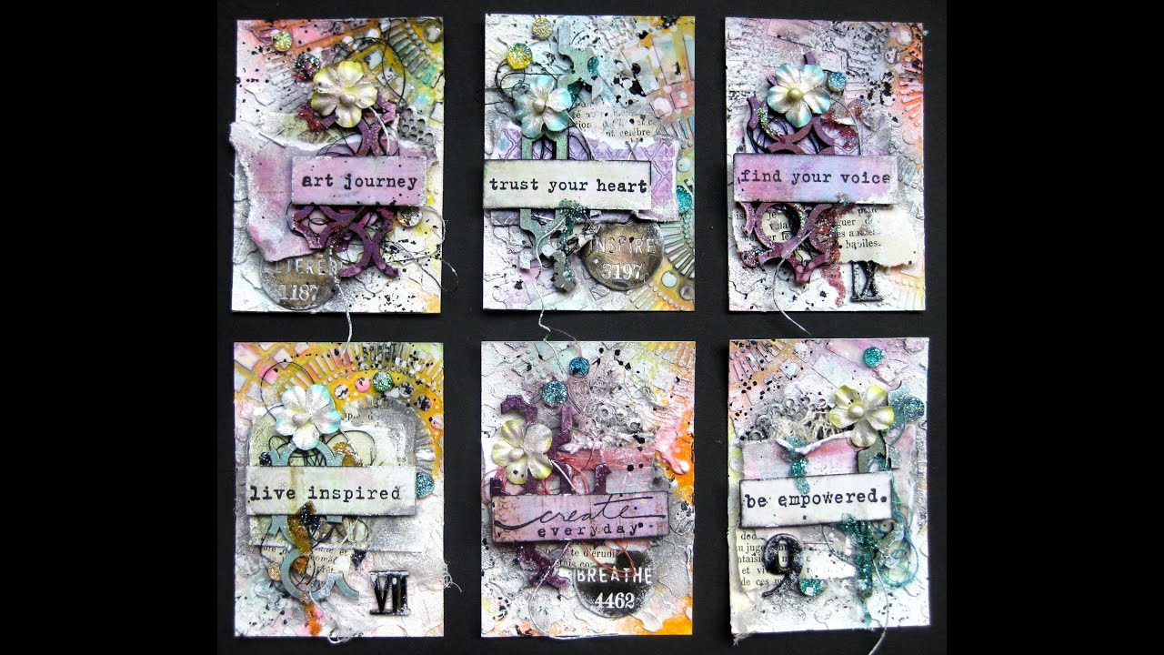 Mixed Media ATCs Start-to-finish Tutorial