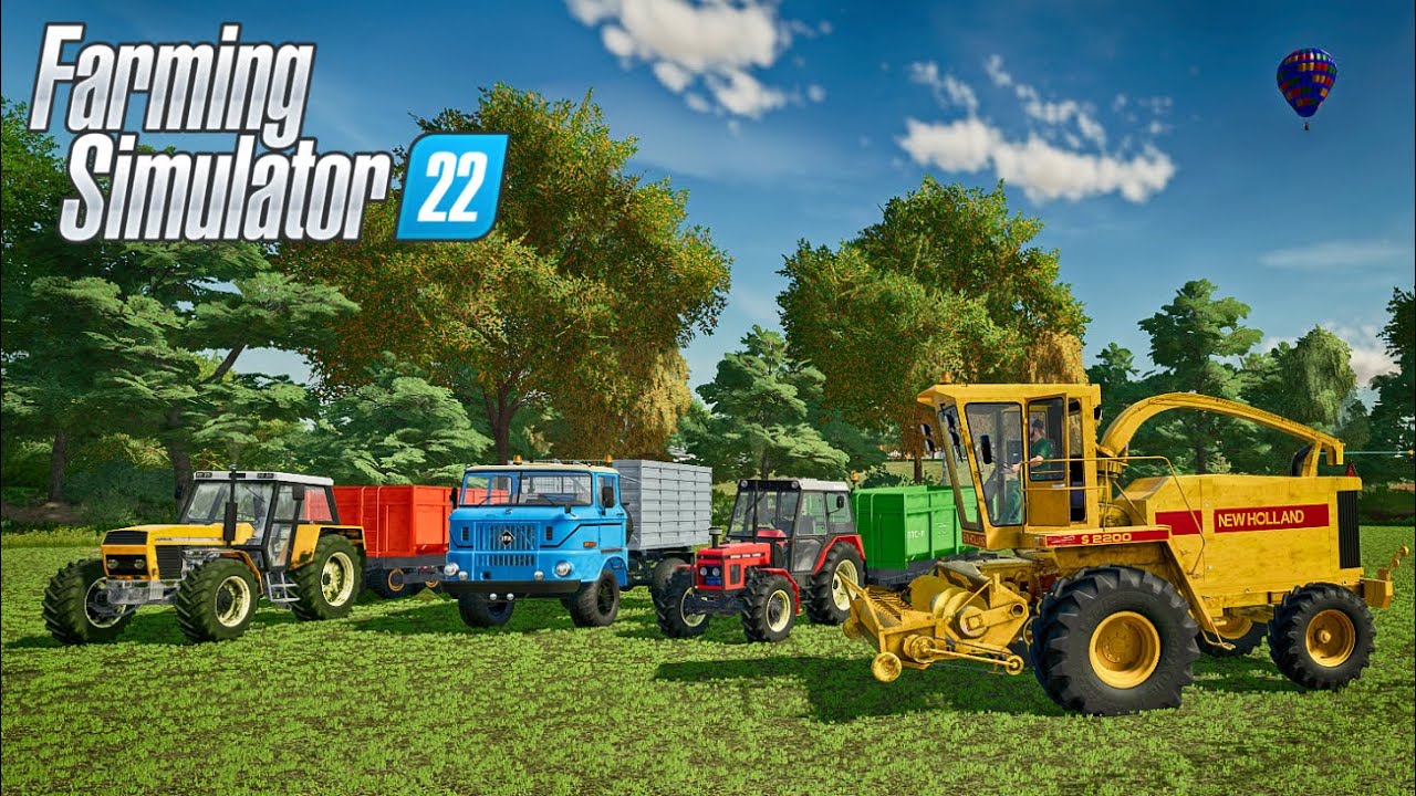 FARMING SIMULATOR 22, The Old Stream Farm, rezanie senáže, forage harvest