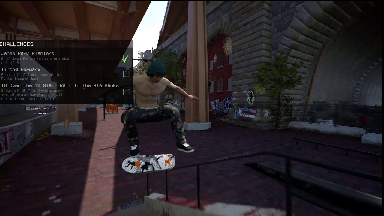 Session - Daily Challenges 8: James Park Planters, Tilted Forward, 10 over the 10