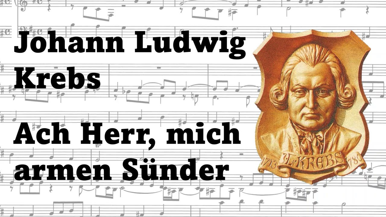 Krebs - Ach Herr, mich armen Sünder, Krebs-WV 514 - Riepp organ (1766), Ottobeuren, Hauptwerk