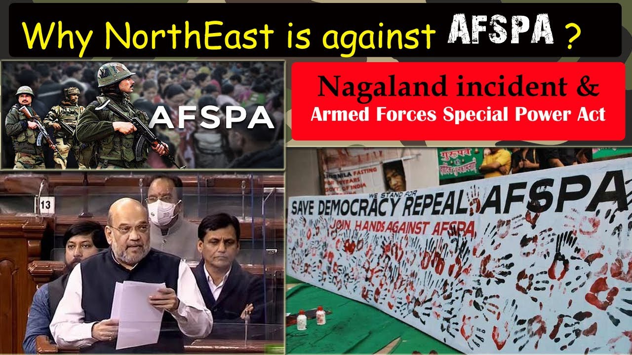Why NorthEast India is against AFSPA// Special powers for Army in AFSPA// Nagaland Incident/ manipur