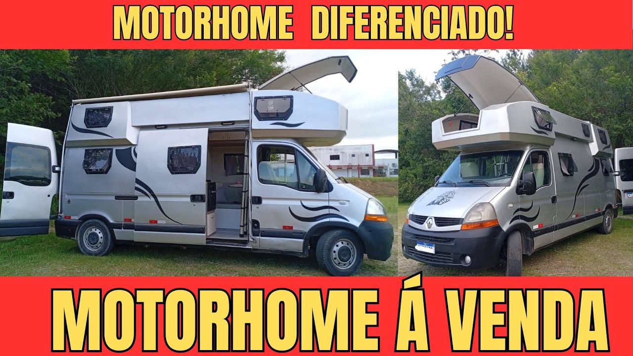 MOTORHOME DEIFERENCIADO RENAUL MASTER Á VENDA