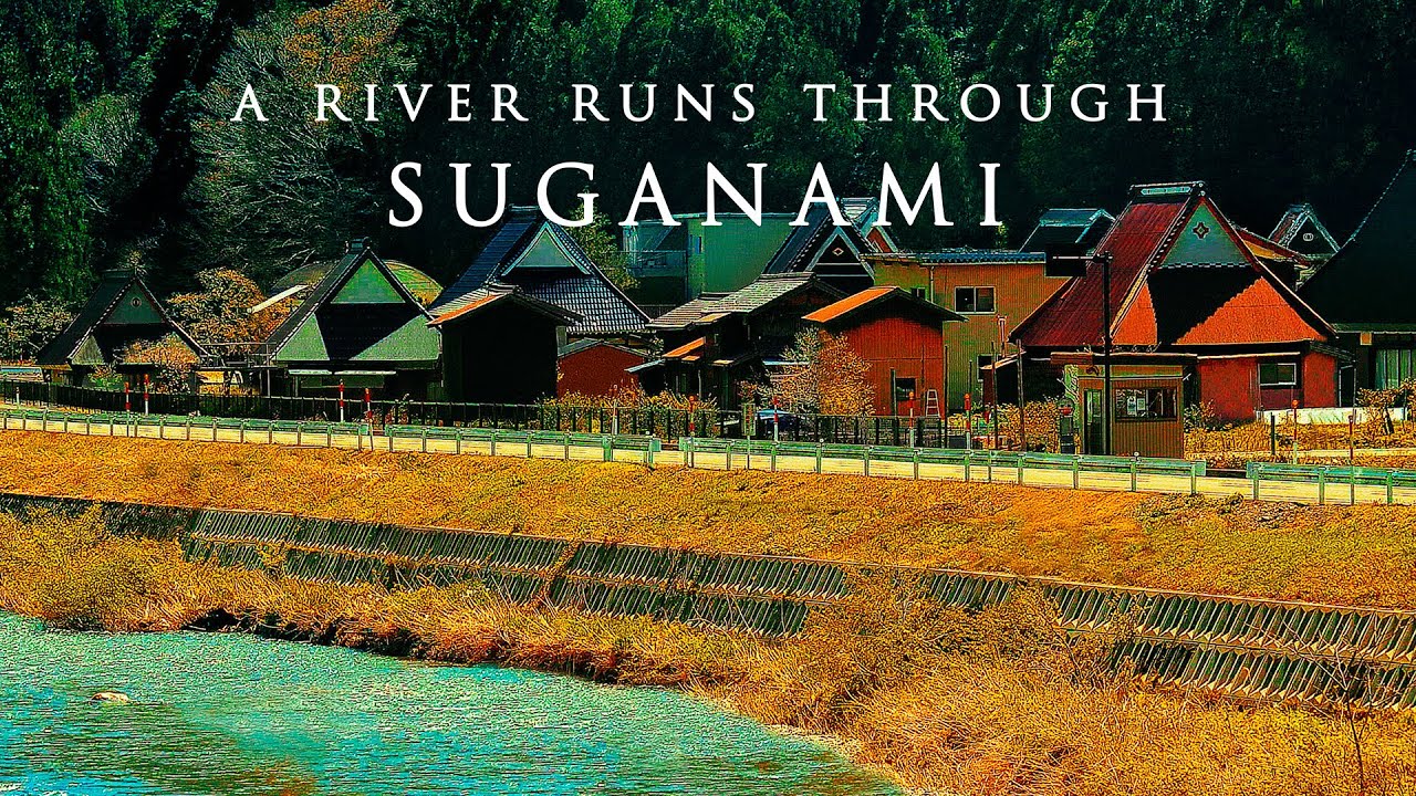 高時川 と 菅並集落 と 塩谷山 洞寿院 │ Takatoki River runs through Suganami village , Shiga