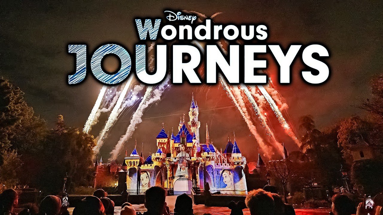 Wondrous Journeys Fireworks Castle View Full Show 4K Disneyland 2026 02 16