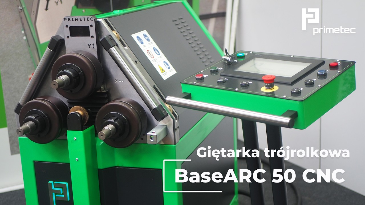 Giętarka trójrolkowa BaseARC 50 CNC PL