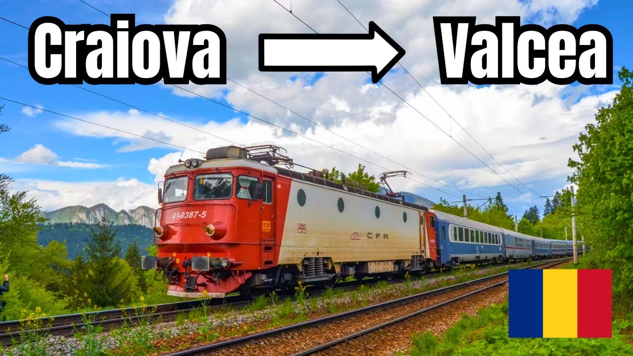 Craiova to Râmnicu Vâlcea by Train – Peaceful Romanian Landscapes#traintravel #calatoriicutrenul