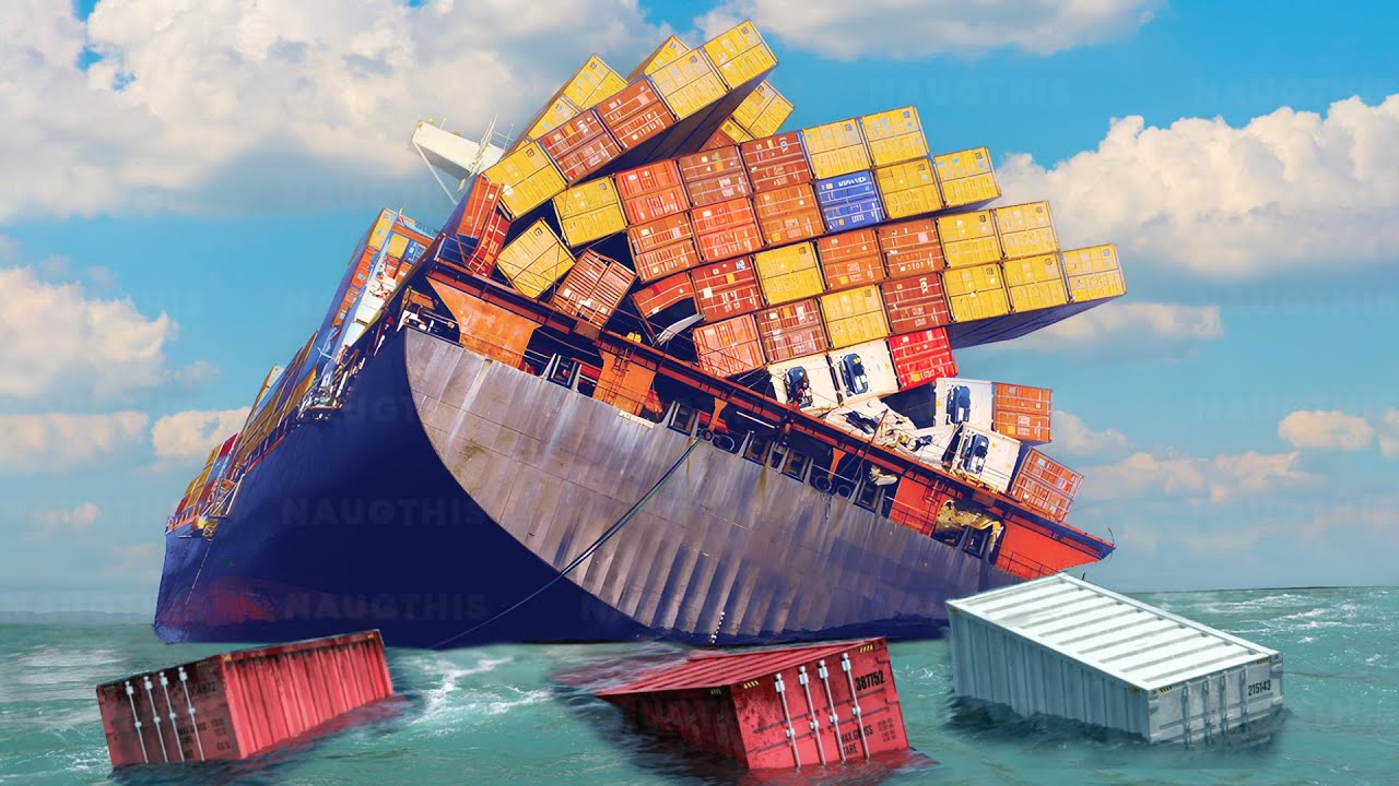You Won't Believe What Happens When Millions $ of Containers Fall into the Sea from Cargo Ship