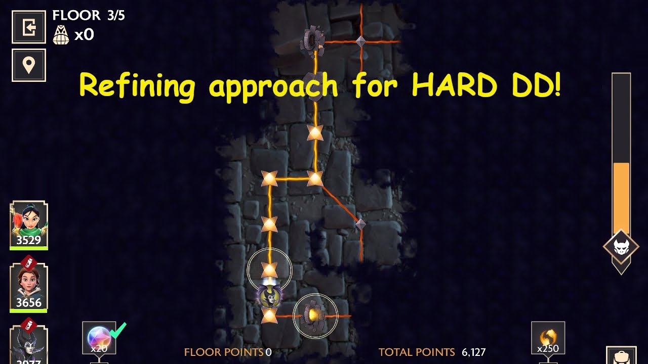 Refining the approach for HARD Dangerous Dungeons | Disney Mirrorverse