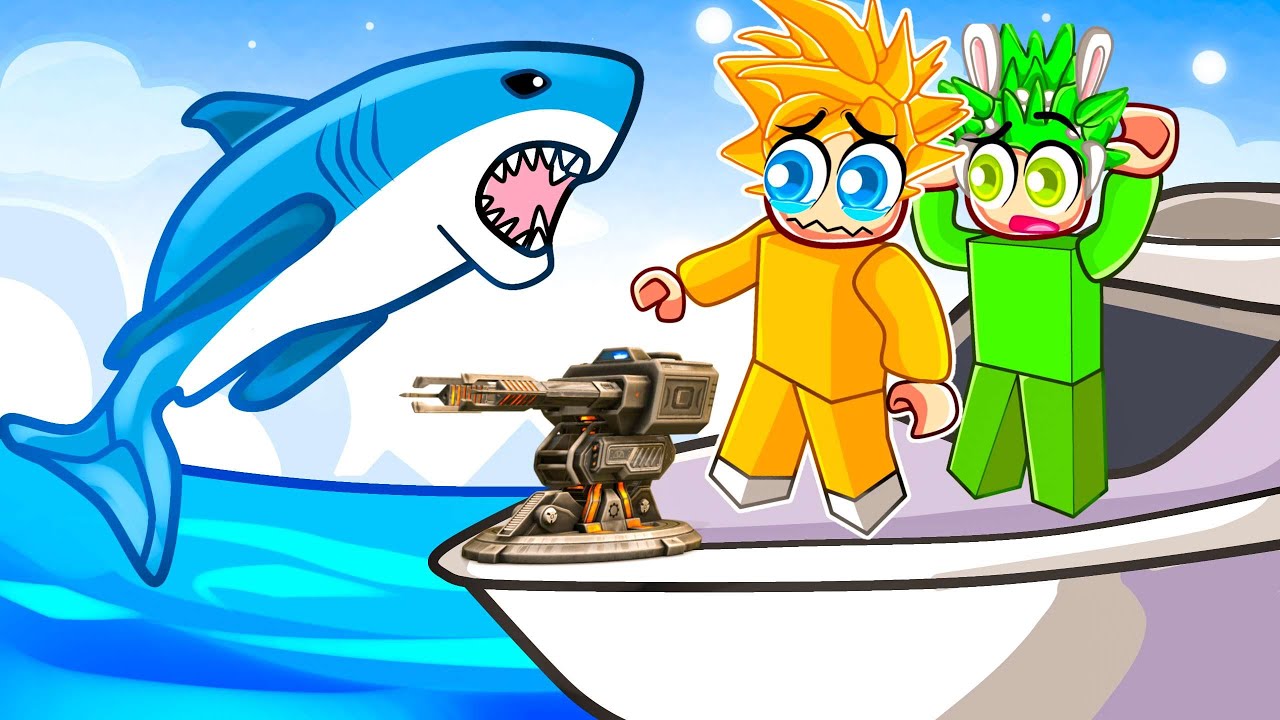 entkomme dem KILLER HAI in Roblox
