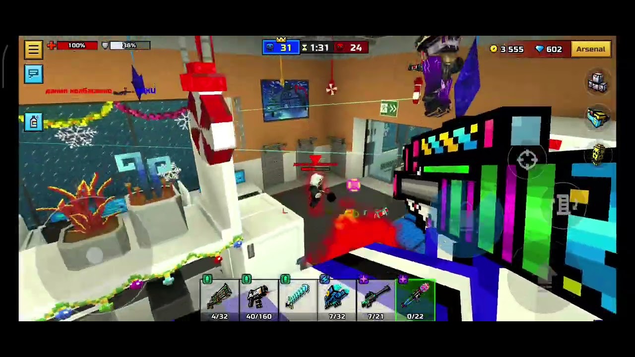 Pixel gun 3d | gameplay misión morada con @pixelgun3Dmiku @wilsito7 