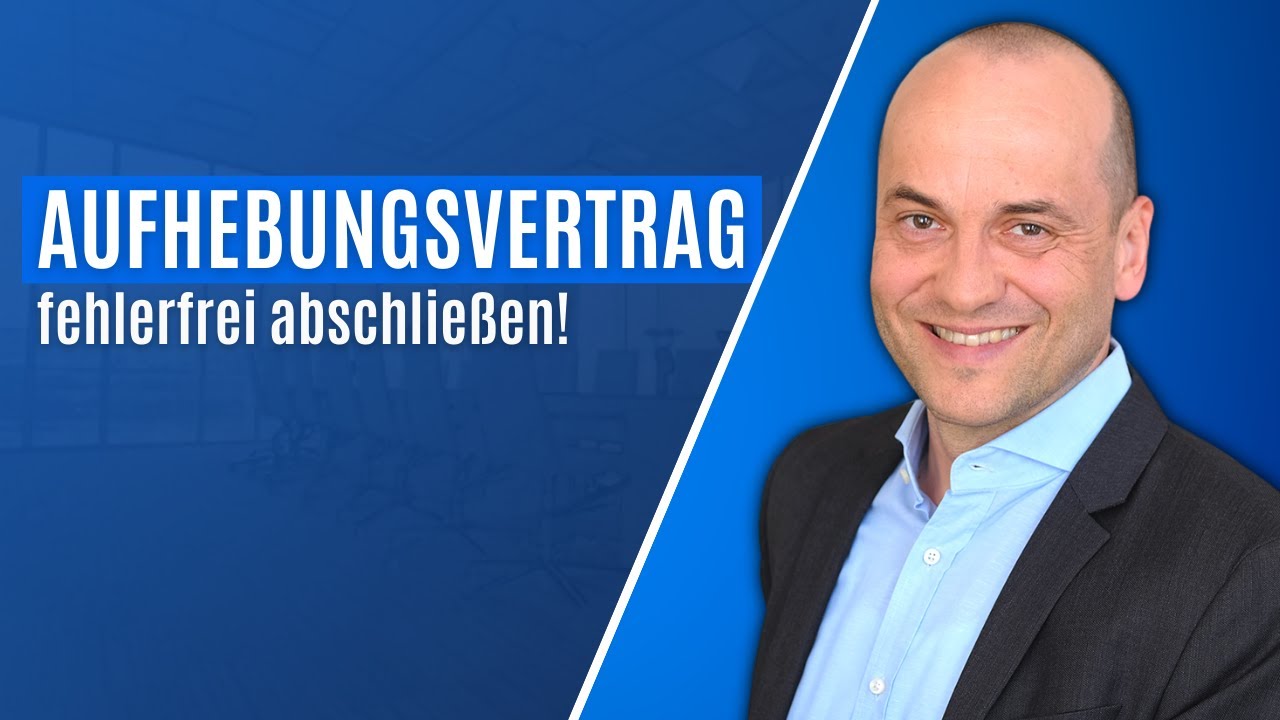 Aufhebungsvertrag - So gehst du als Chef richtig vor!