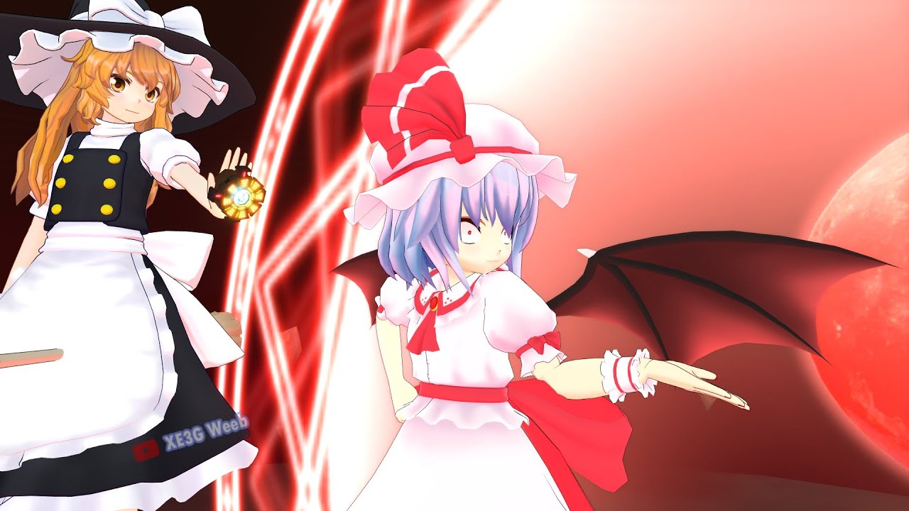 Touhou 6 in a nutshell (touhou animation) EOSD 20th anniversary #eosday