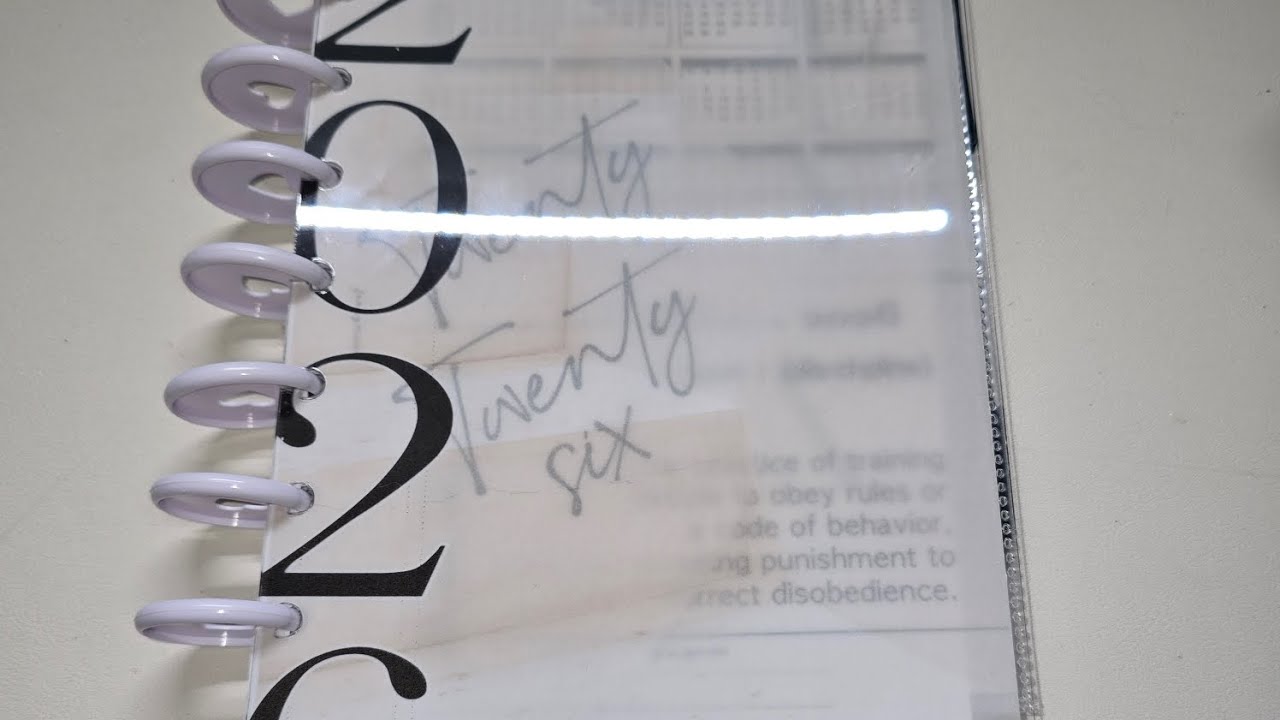 Putting my Fancy Plans Co planner together 