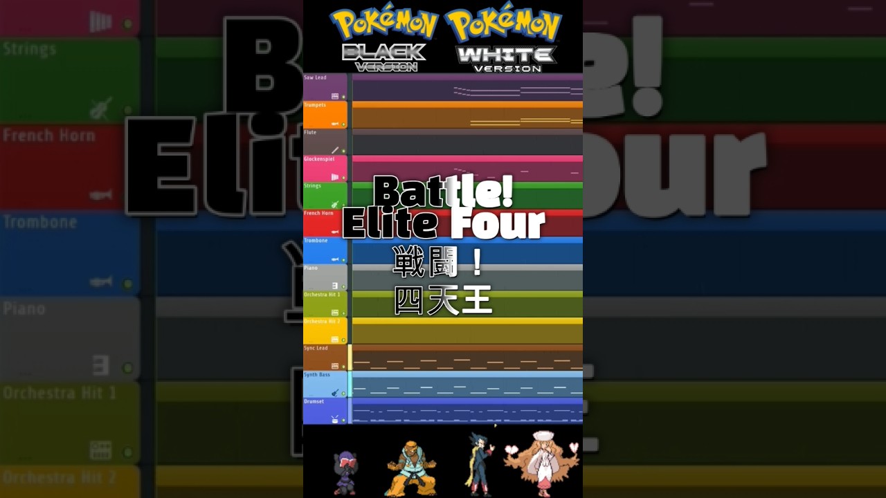 BATTLE! ELITE FOUR FL Studio Deconstruction #flstudio #nintendo #pokemon #generation5 #elitefour