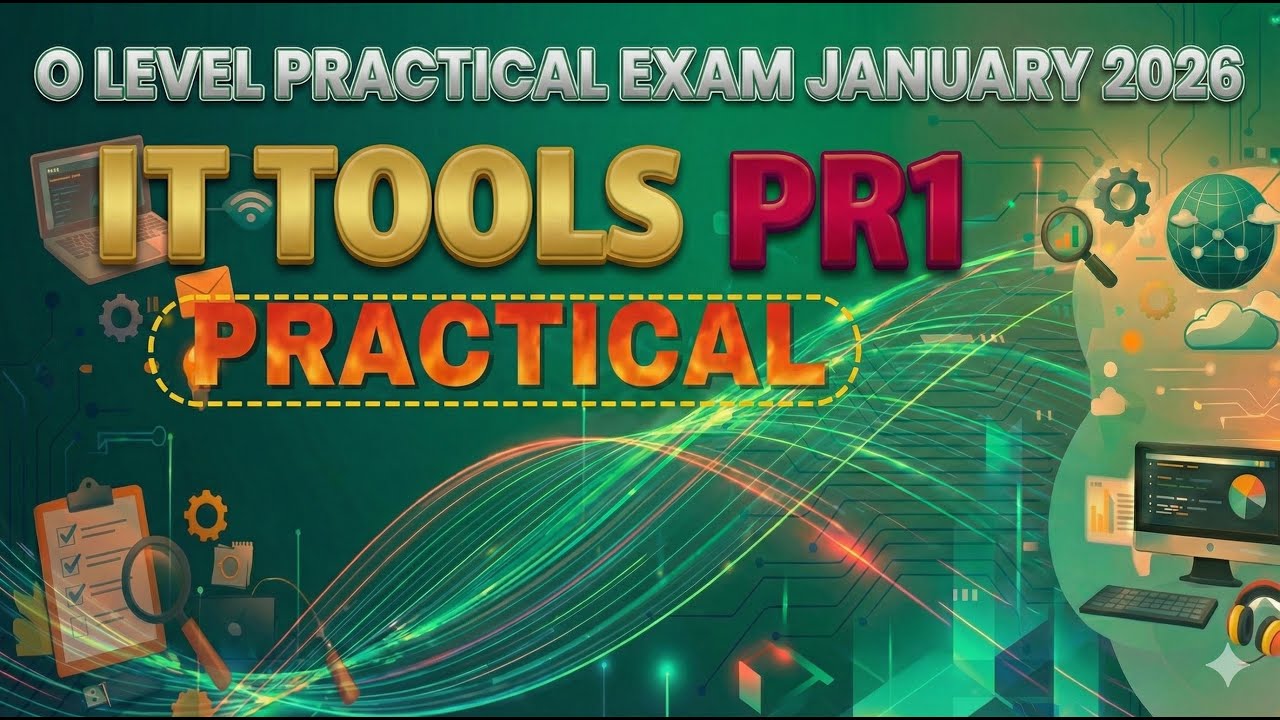 O Level Practical Exam January 2026 | IT Tools PR1 Practical | Full Preparation | Anuj Sir