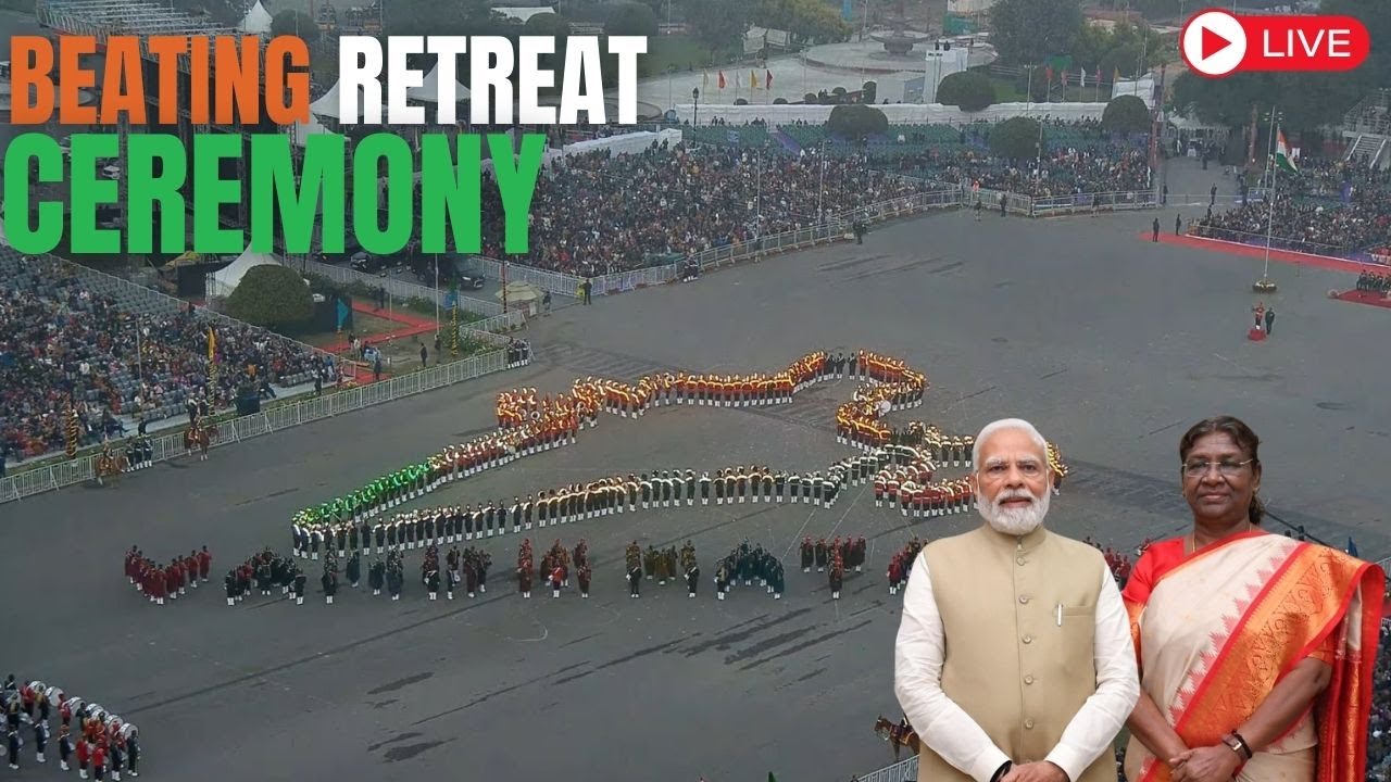 LIVE: Beating Retreat Ceremony 2026 from Vijay Chowk, New Delhi | End of Republic Day Celebrations