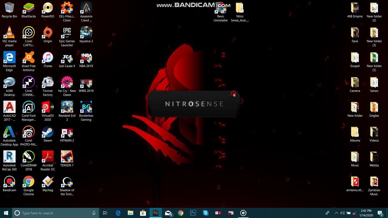 NitroSense keep Blinking and Won't Open Error Fixed. 1.14.2020