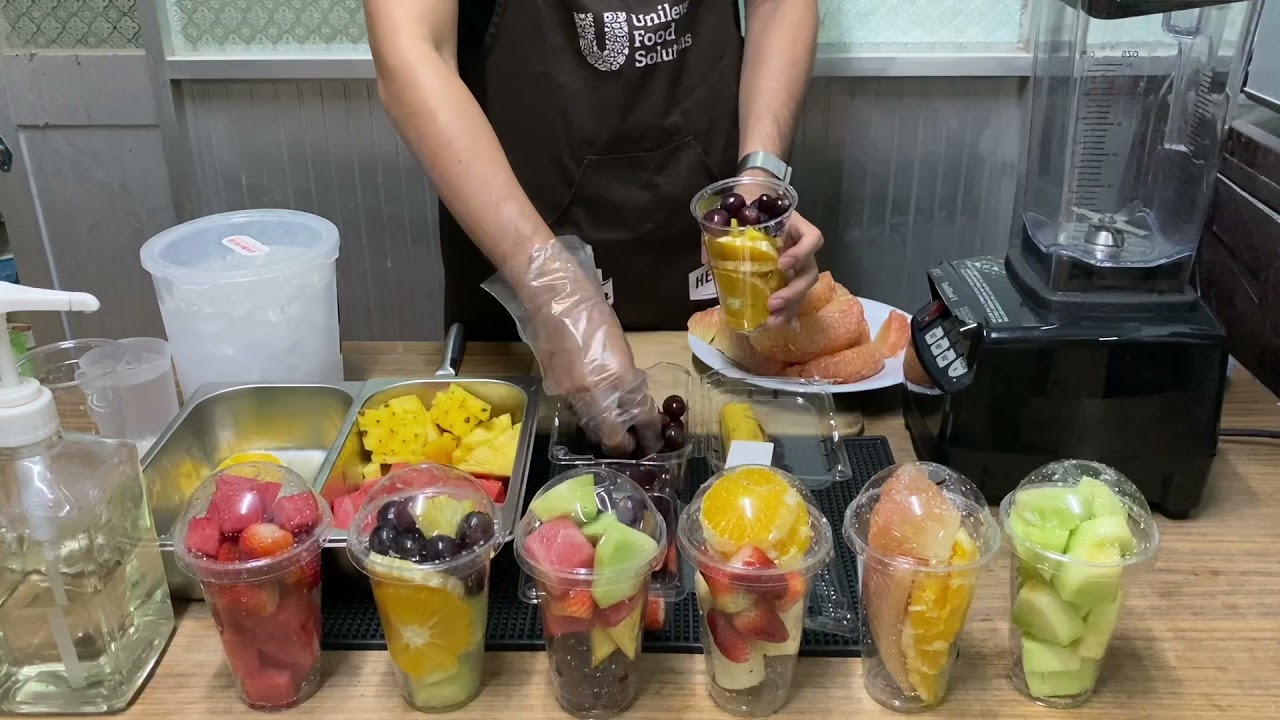 Best mixed Fruits/ Sinh tố trái cây hỗn hợp ngon nhất giải nhiệt mùa hè
