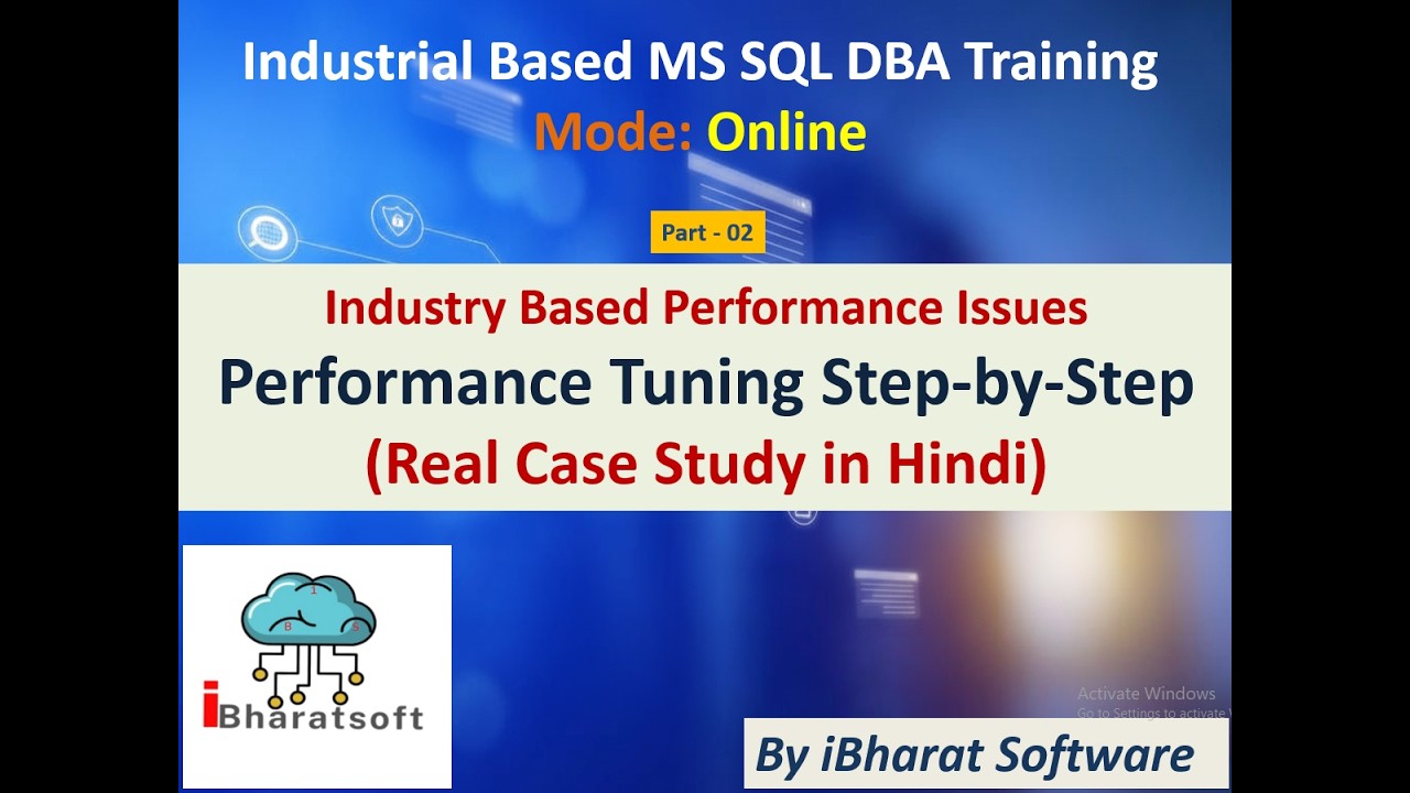 Industry Base Performance Tuning in SQL Server | DBA Daily Troubleshooting in Hindi Part -02 #sqldba
