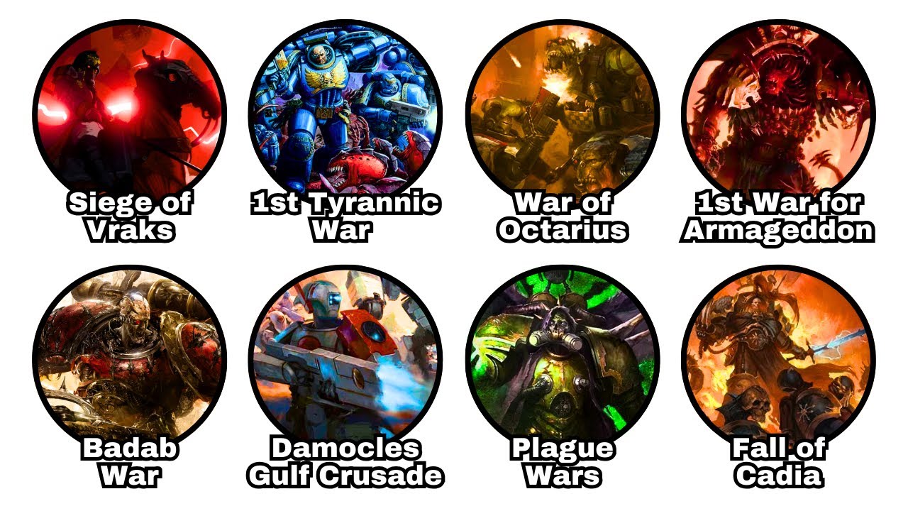 The Most BRUTAL Wars in Warhammer 40k Explained in 12 Minutes