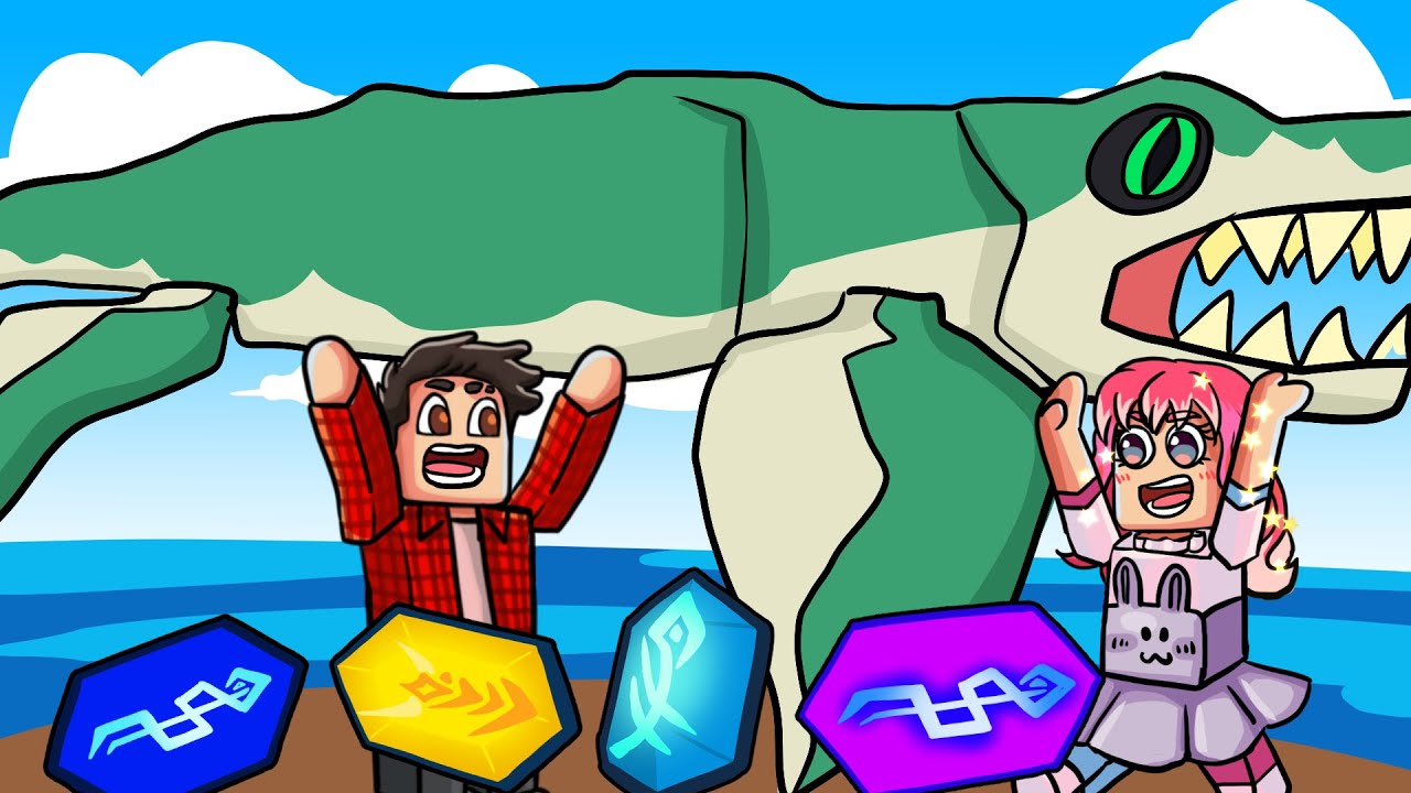 OGROMNY MEGALODON I FRAGMENTY W FISCH! | ROBLOX
