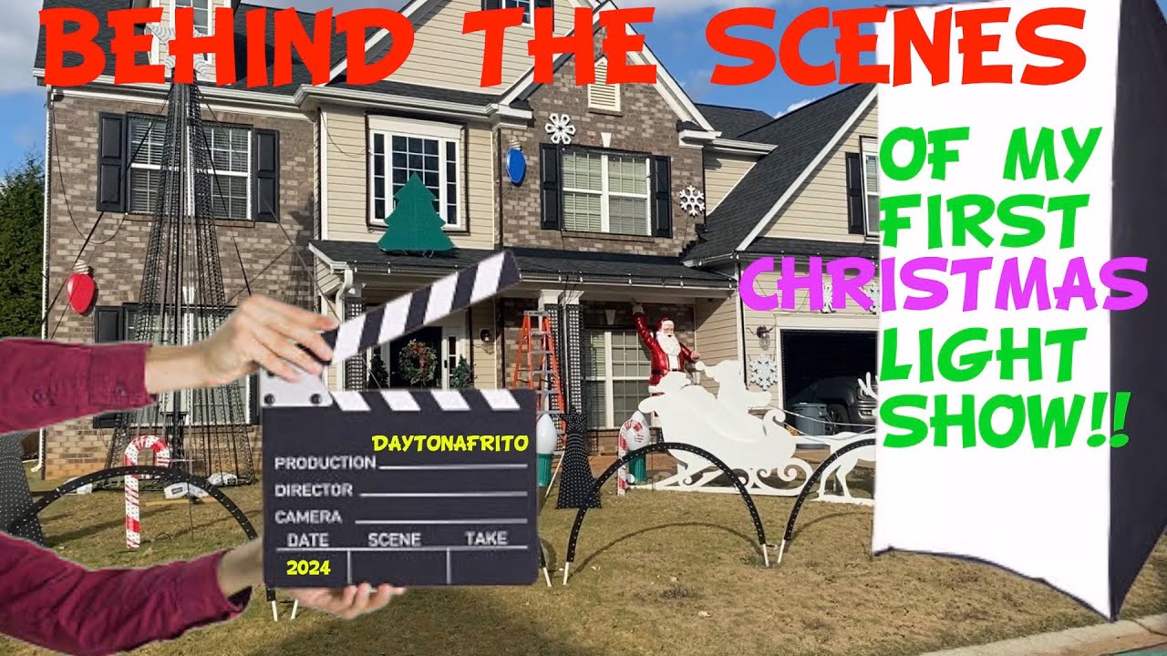 ROOKIE SEASON BEHIND THE SCENES - Creekwood Festival of Lights - Christmas Light Show - 2024