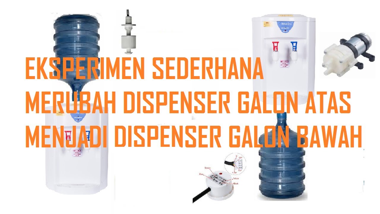 Cara Merubah Dispenser Galon Atas menjadi Dispenser Galon Bawah @herukentofficial