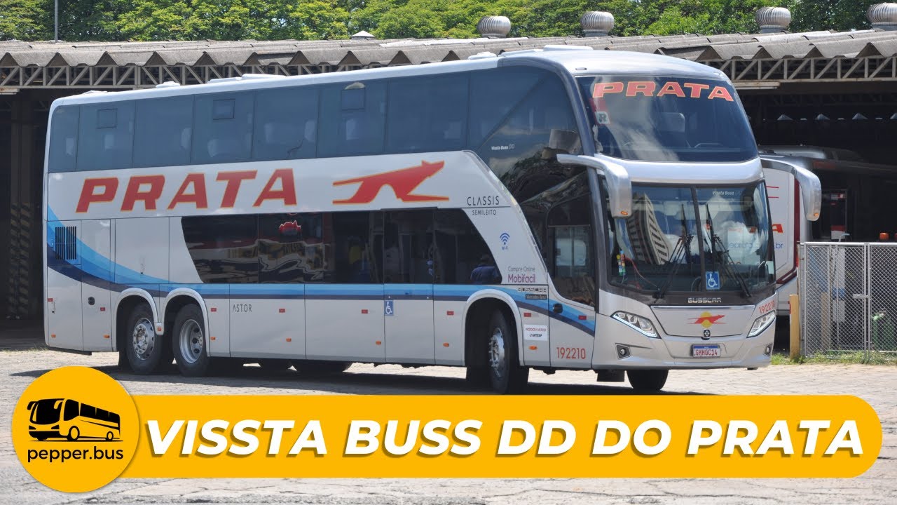 Conhecendo o BUSSCAR VISSTA BUSS DD do EXPRESSO DE PRATA! #onibus #brasil