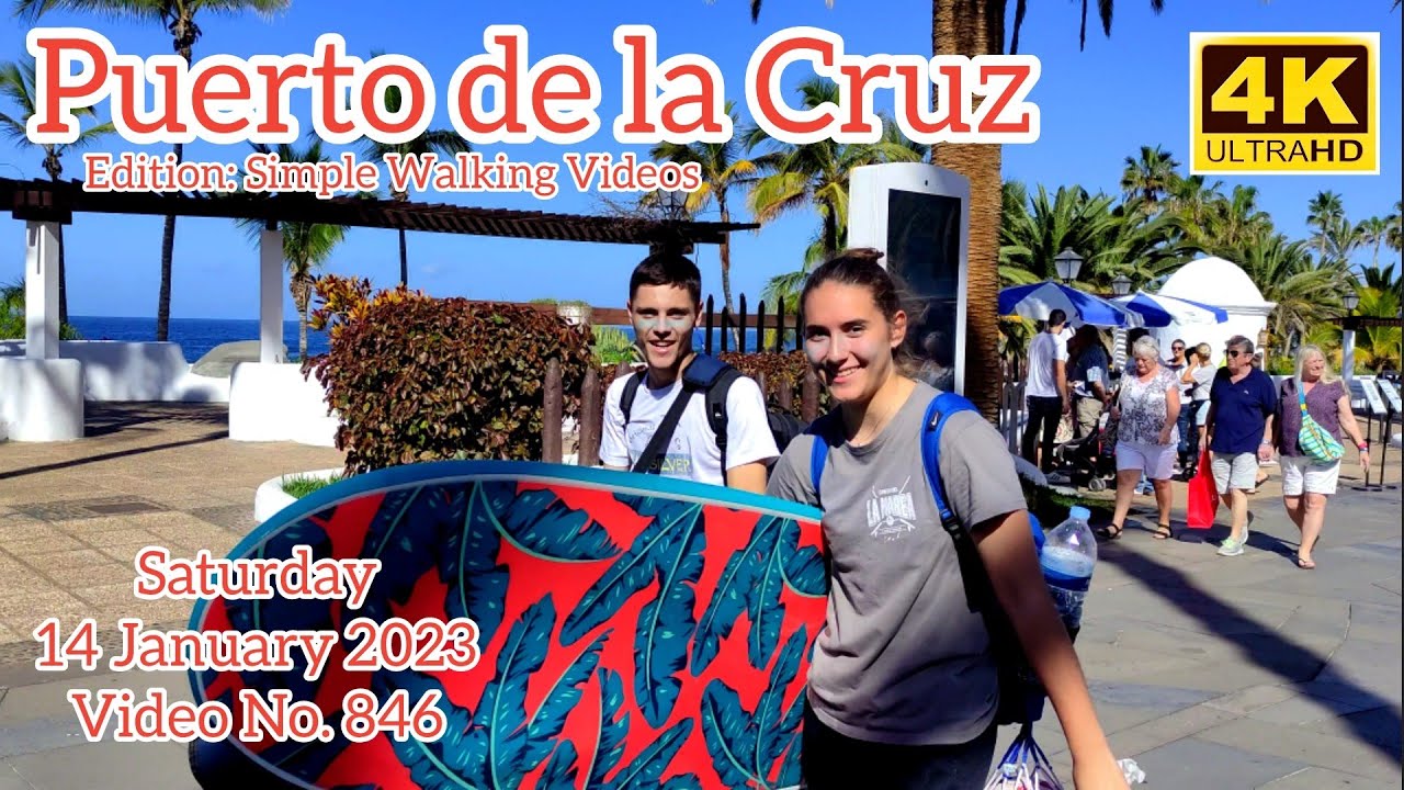 TENERIFE 🏝️ Puerto de la Cruz Canary Islands 14 January 2023 Teneriffa Kanarische Inseln Canarias