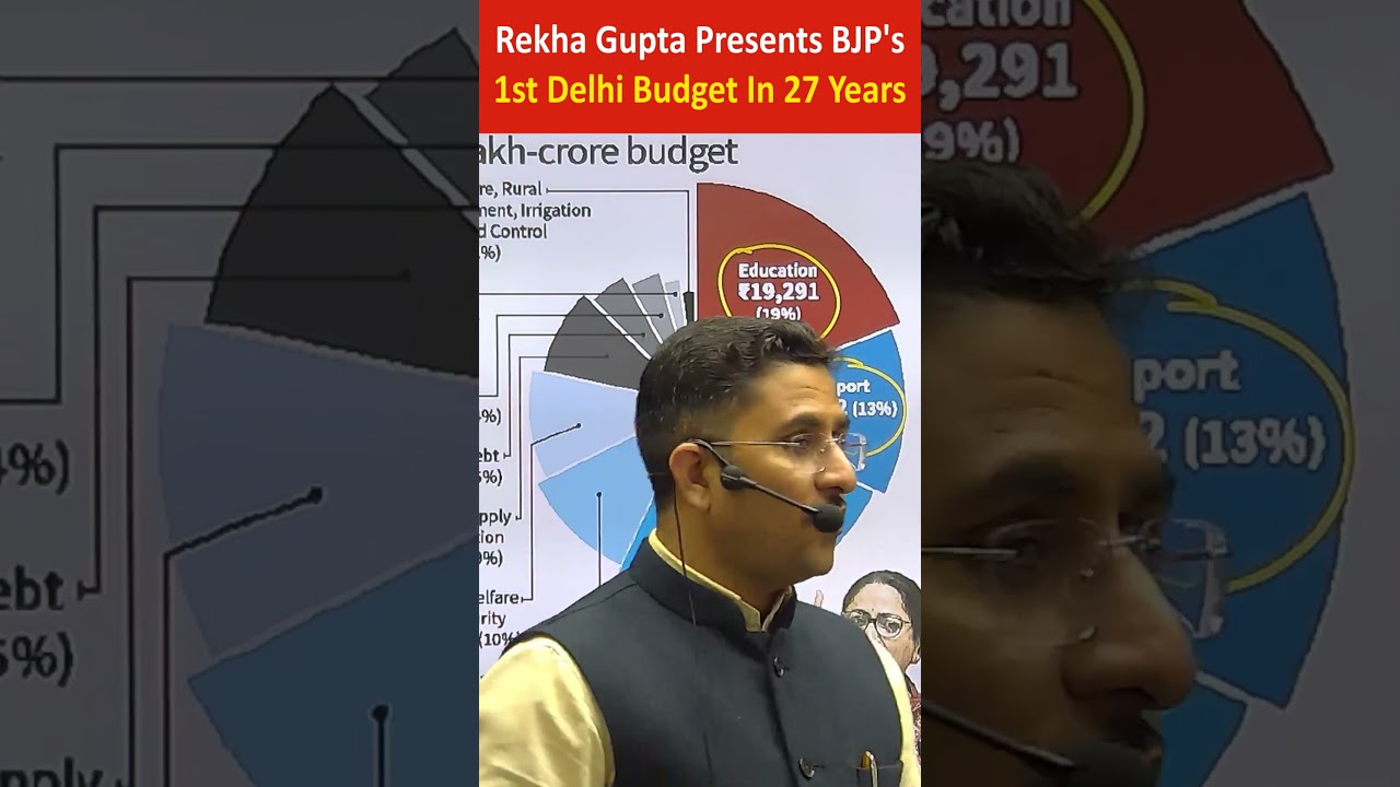 CM Rekha Gupta Presents BJP's 1st Delhi Budget In 27 Years