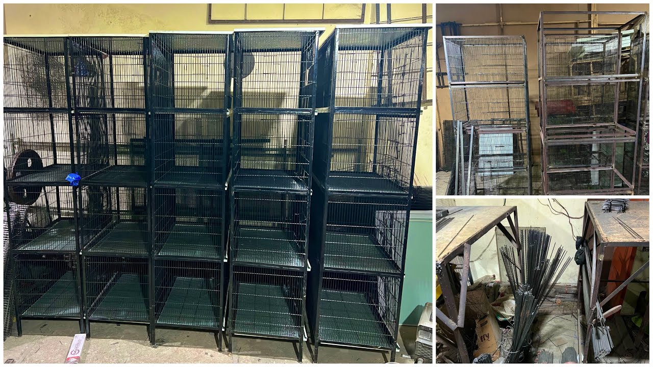 New cages Factory How to Make Birds Iron cage | cage Factory in Lahore