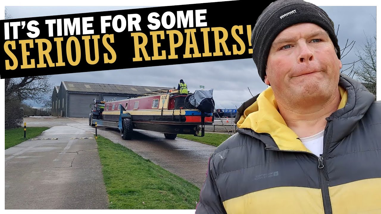 309 - TAKING Our Narrowboat OUT of The WATER For Some MUCH Needed REPAIRS!