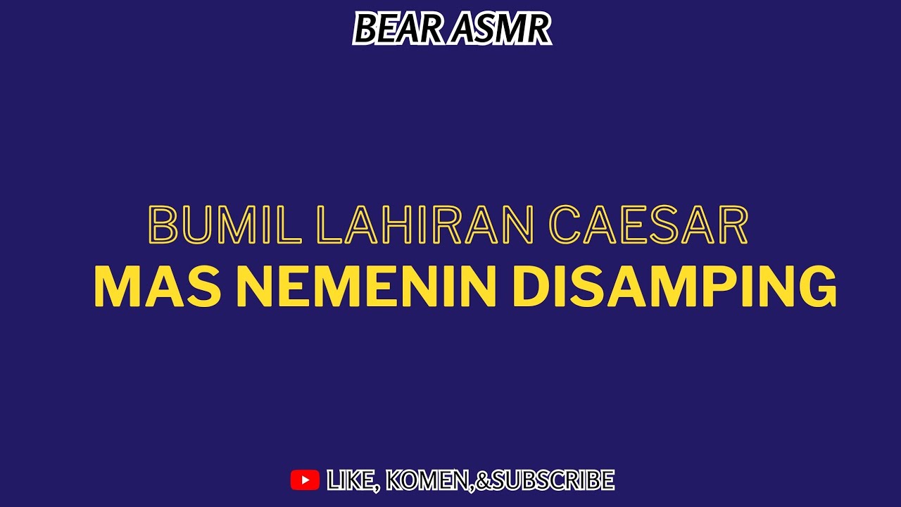 ASMR WHISPER HUSBAND ROLEPLAY| BUMIL Lahiran Caesar MAS NEMENIN TERUS ⁉️