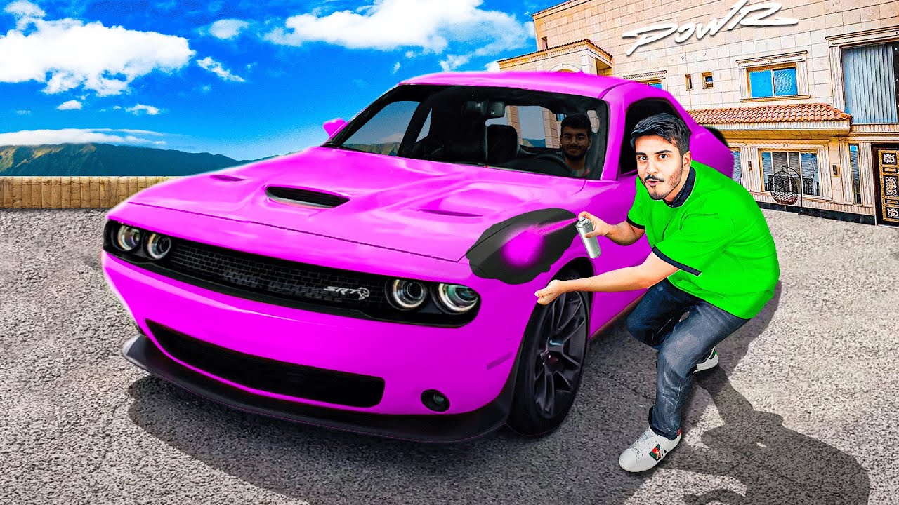 مقلبت زياد وغيرت لون سيارته 😂🔥 ! ( صدمته بالنهاية ) !