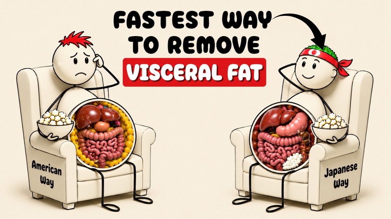 How to Lose Visceral Fat Fast - (The Japanese Way)