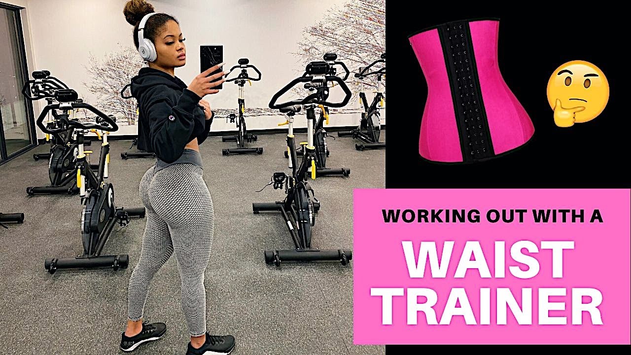 WORKING OUT WITH A WAIST TRAINER VLOG...DOES IT WORK??