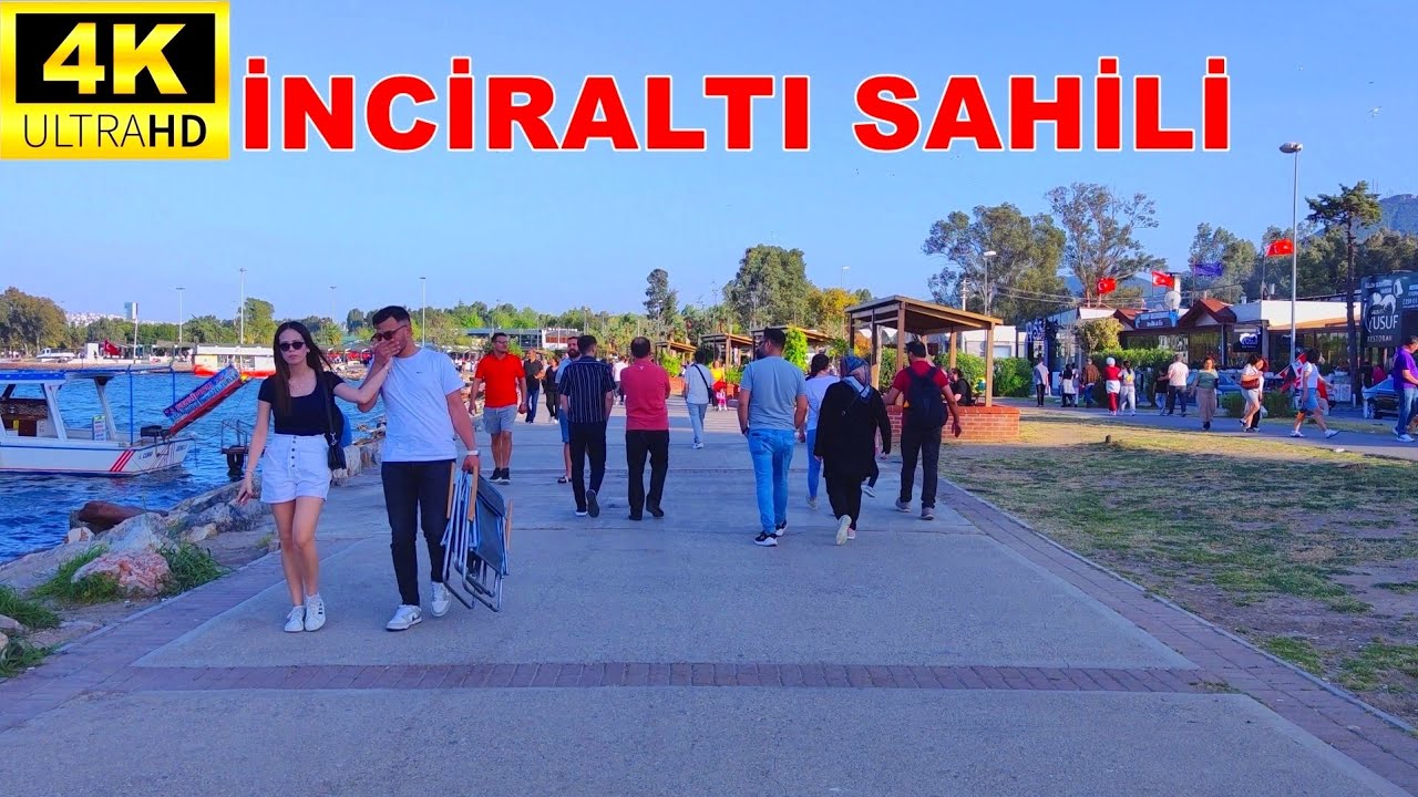 İZMİR BALÇOVA İNCİRALTI SAHİLİ KENT ORMANI NİSAN 2024 - 4K UHD